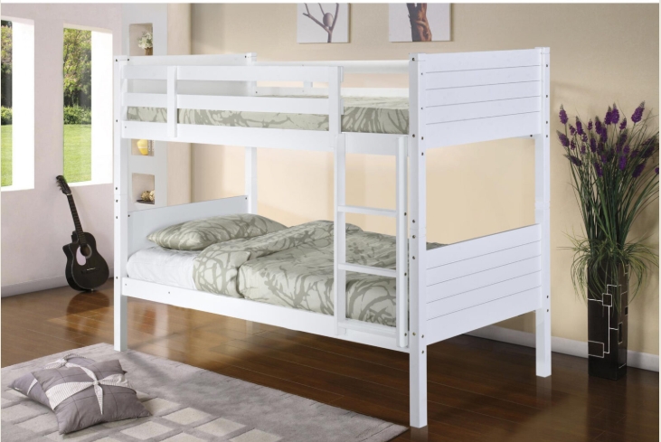Castleton white solid wood bunk bed