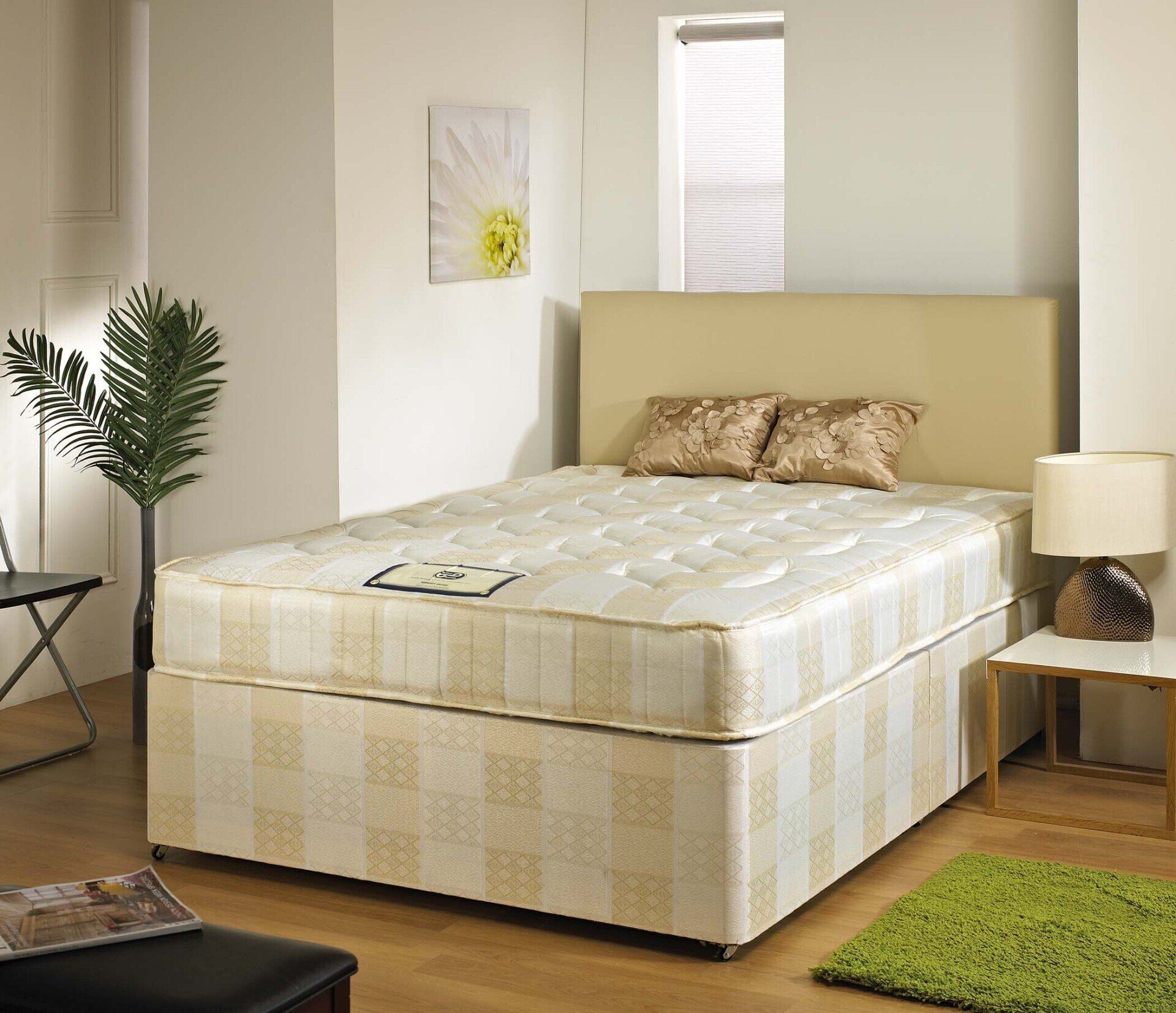 Your pay monthly regency bed comes with a headboard