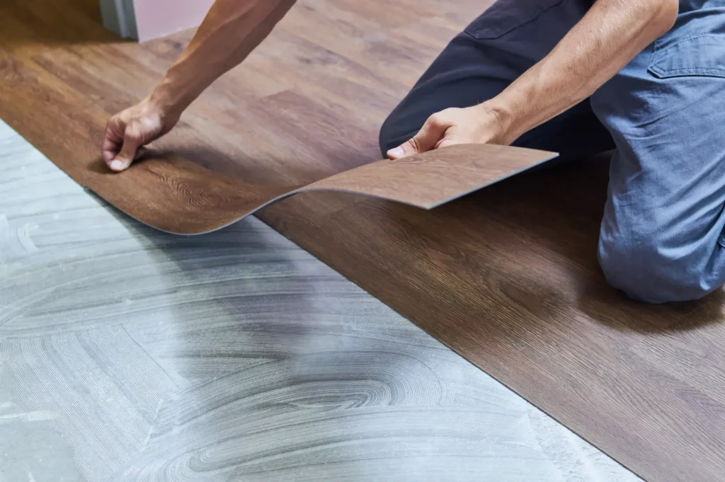 Get a fresh look to your room with vinyl flooring from spw