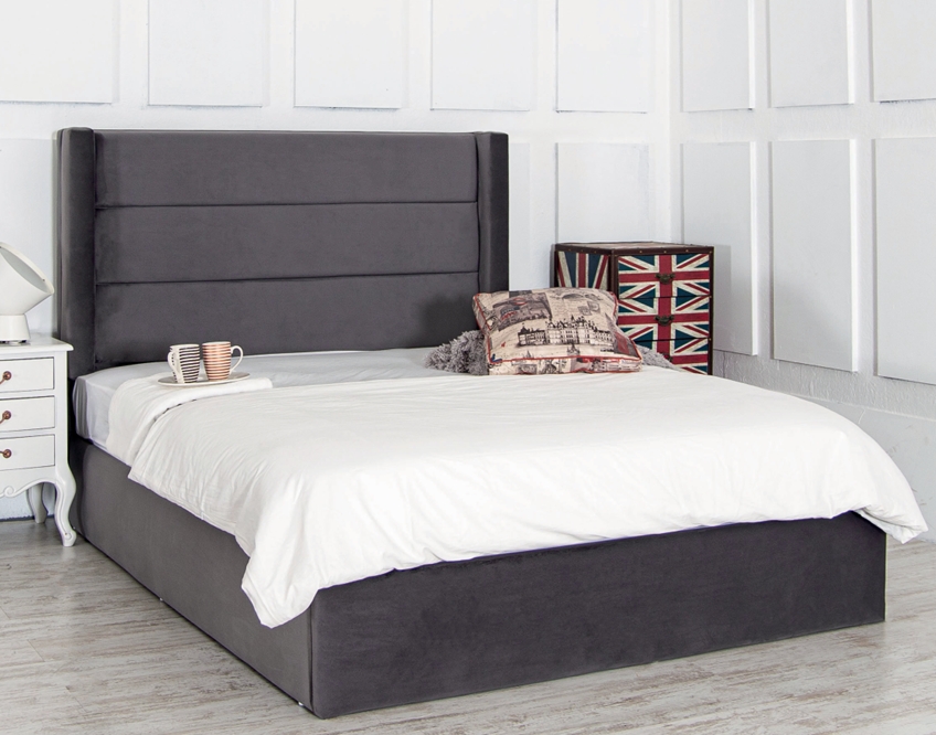 Storage beds with wings available on finance with simply pay weekly