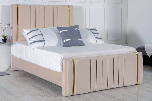 Stylish modern bed frame on pay monthly with simply pay weekly